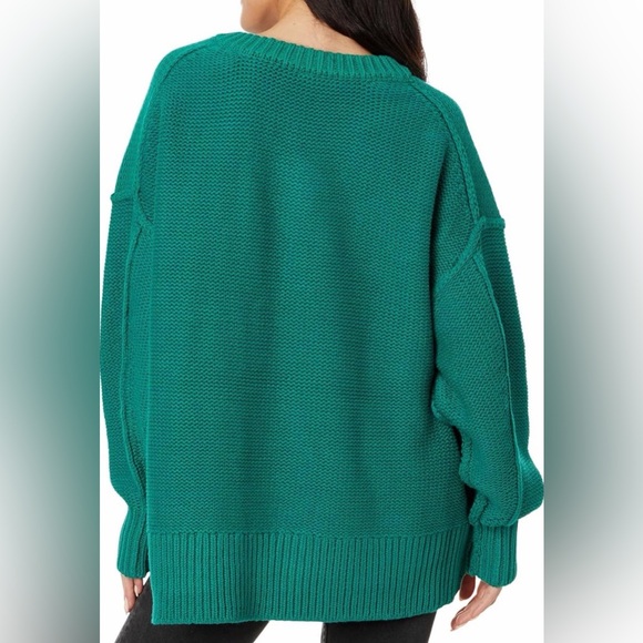 Free People Alli V-Neck Women's Sweater - Picture 2 of 5